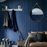 Kulaté zrcadlo na provazu LOFT 60 cm - černé