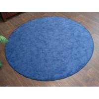 Kulatý koberec SERENADE - světle modrýKulatý koberec SERENADE - modrý