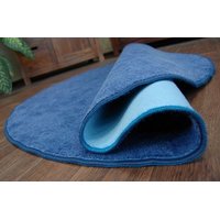 Kulatý koberec SERENADE - modrý