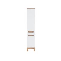Koupelnová stojící skříňka BALI bílá - vysoká