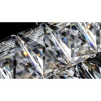 Stropní LED křišťálové svítidlo PLATON longer - 102W - s ovladačem