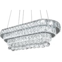 Stropní LED křišťálové svítidlo PLATON longer - 102W - s ovladačem