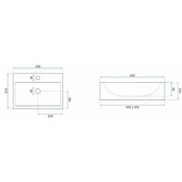Keramické umyvadlo MAXMAX Rea XARA