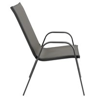 Zahradní židle POLO - šedé