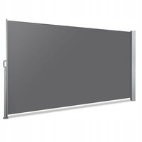 Zatahovací boční markýza - šedá - 300x180 cm