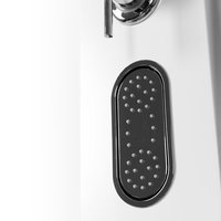 Sprchový panel MAXMAX REA FEATHER oval - bílý