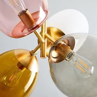 Stropní svítidlo BUBBLES - kov/sklo - vícebarevné