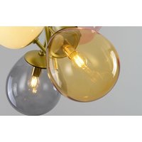 Stropní svítidlo BUBBLES - kov/sklo - vícebarevné