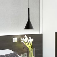 Stropní svítidlo FLAT typ A - 25 cm - černé matné