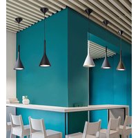 Stropní svítidlo FLAT typ A - 25 cm - černé matné