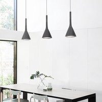 Stropní svítidlo FLAT typ A - 25 cm - černé matné