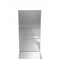 Sprchový rohový panel TOLEDO 4v1 - s výtokem do vany - INOX