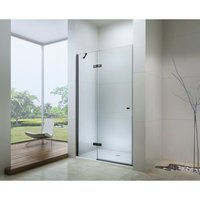 Sprchové dveře MEXEN ROMA black 100 cm