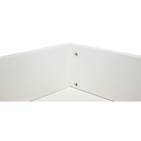 Dětská patrová postel z MASIVU BUK - DANIEL 200x90cm - bílá