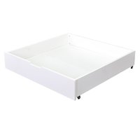 Dětská patrová postel se skluzavkou z MASIVU BUK - MARK 200x90cm - bílá