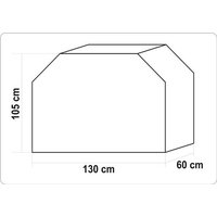 Kryt na gril 130x60x105 cm