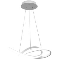 Stropní LED svítidlo RING 40W - bílé + ovladač - 45x45 cm
