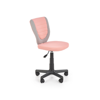 Dětská otočná židle ERB - šedo/růžová