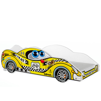 Dětská postel auto DANNY 180x90 cm - žlutá (5)