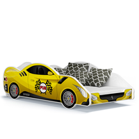 Dětská postel auto TYLER 180x90 cm - žlutá (14)
