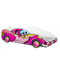 Dětská postel auto OLLIE 180x90 cm - růžová (6)