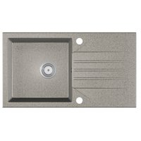 Kuchyňský žulový dřez EVA - 77,5 x 43,5 cm - šedý