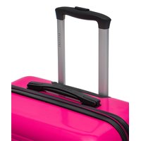 Moderní cestovní kufry CARA - růžové