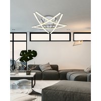 Stropní LED svítidlo 5 LINES 60W - stříbrné