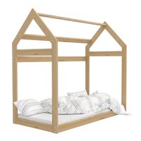 Dětská domečková postel DOMEK E - 190x80 cm - borovice