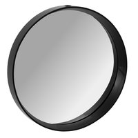 Kulaté zrcadlo LOFT 50 cm - s vystouplým černým rámem