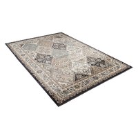 Kusový koberec DUBAI eskenar - tmavě šedý/béžový