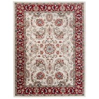 Kusový koberec DUBAI kilim - bílý/červený