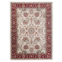 Kusový koberec DUBAI kilim - bílý/červený