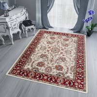 Kusový koberec DUBAI kilim - bílý/červený