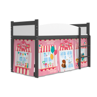 Vyvýšená dětská postel TWISTER 184x80 cm - Cukrárna