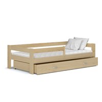 Dětská postel se šuplíkem HUGO V - 190x80 cm - dekor borovice