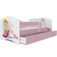 Dětská postel LUCY se šuplíkem - 180x80 cm - BALETKA