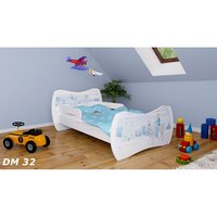 Dětská postel se šuplíkem 180x90cm LEDOVÁ PRINCEZNA + matrace ZDARMA!