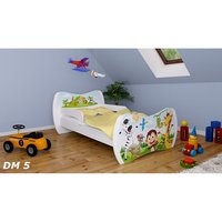 Dětská postel se šuplíkem 160x80cm ZVÍŘECÍ PARTIČKA + matrace ZDARMA!