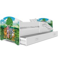 Dětská postel LUCY se šuplíkem - 180x80 cm - SAFARI