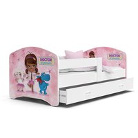 Dětská postel LUCY se šuplíkem - 180x90 cm - DOCTOR OF PLUSHIES