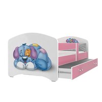 Dětská postel LUCY se šuplíkem - 180x80 cm - PEJSEK