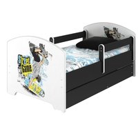Dětská postel OSKAR - skate 140x70 cm