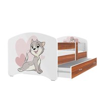 Dětská postel LUCY se šuplíkem - 180x90 cm - KOCOUREK