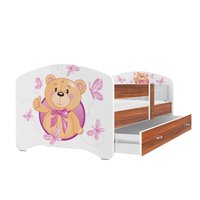 Dětská postel LUCY se šuplíkem - 180x90 cm - MÉĎA