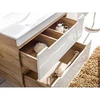 Koupelnová závěsná skříňka pod umyvadlo BÁRA 50 cm