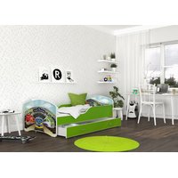 Dětská postel IGOR se šuplíkem - 140x80 cm - MAŠINKA TOMÁŠ