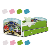 Dětská postel IGOR se šuplíkem - 140x80 cm - MAŠINKA TOMÁŠ