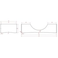 Dětská designová postel z masivu PEPE 2 - 160x70 cm