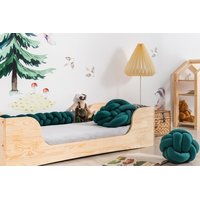 Dětská designová postel z masivu PEPE 6 - 160x70 cm